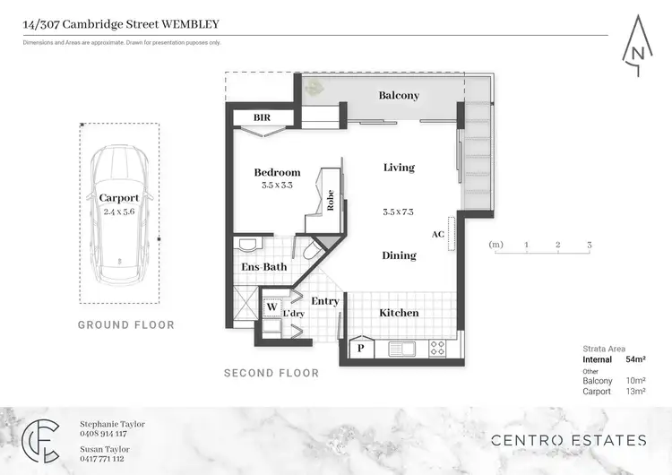 Floorplan of Homely apartment listing, 14/307 Cambridge Street, Wembley WA 6014