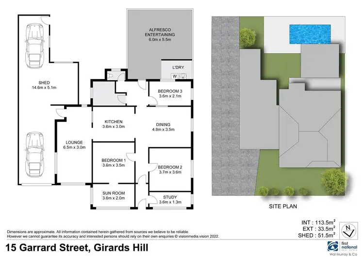 Floorplan of Homely house listing, 15 Garrard Street (Also Known As 13 Garrard), Girards Hill NSW 2480