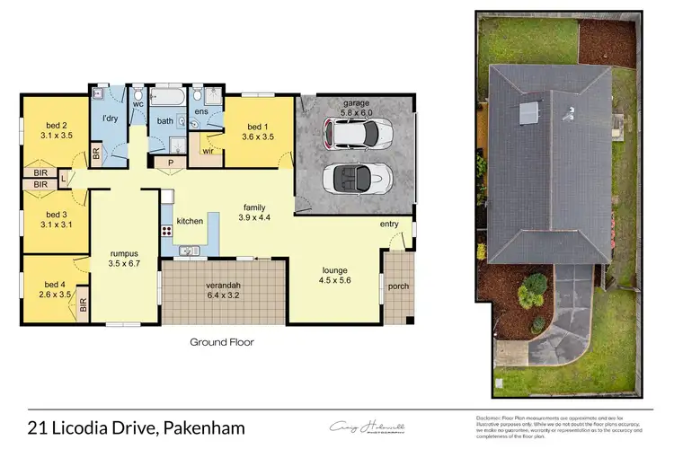 Floorplan of Homely house listing, 21 Licodia Drive, Pakenham VIC 3810