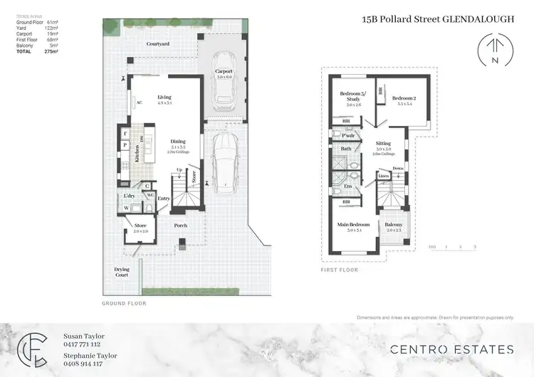 Floorplan of Homely townhouse listing, 15B Pollard Street, Glendalough WA 6016