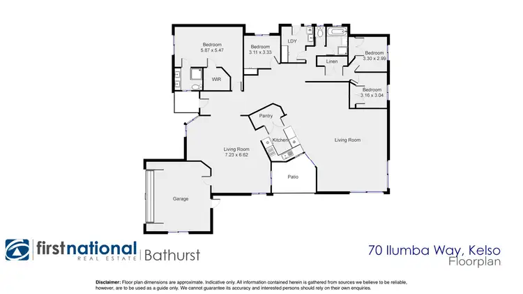 Floorplan of Homely house listing, 70 Ilumba Way, Kelso NSW 2795