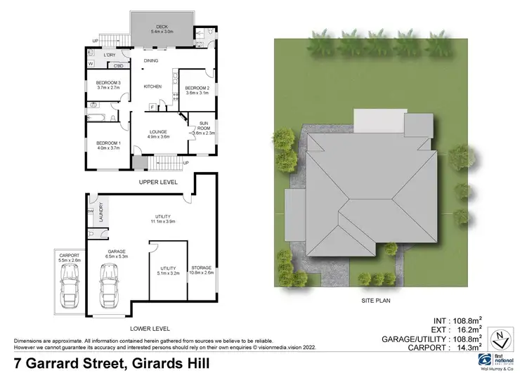 Floorplan of Homely house listing, 7 Garrard Street, Girards Hill NSW 2480