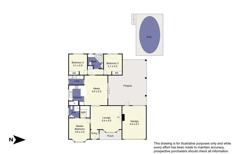 Floorplan of Homely house listing, 17 Gerard Court, Pakenham VIC 3810