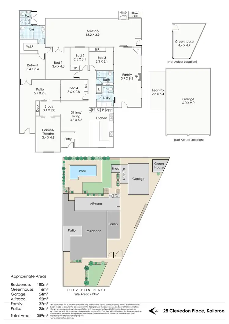 Floorplan of Homely house listing, 28 Clevedon Place, Kallaroo WA 6025