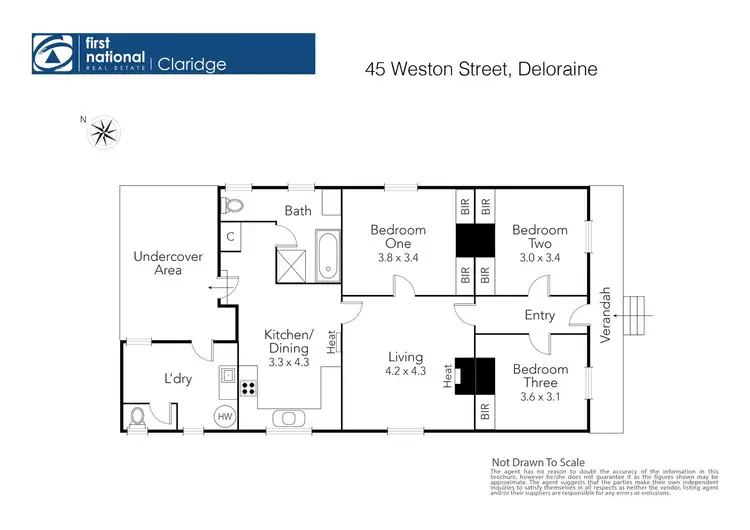 Floorplan of Homely house listing, 45 Weston Street, Deloraine TAS 7304