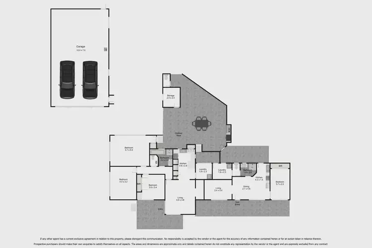 Floorplan of Homely house listing, 4 Stagg Street, Traralgon VIC 3844