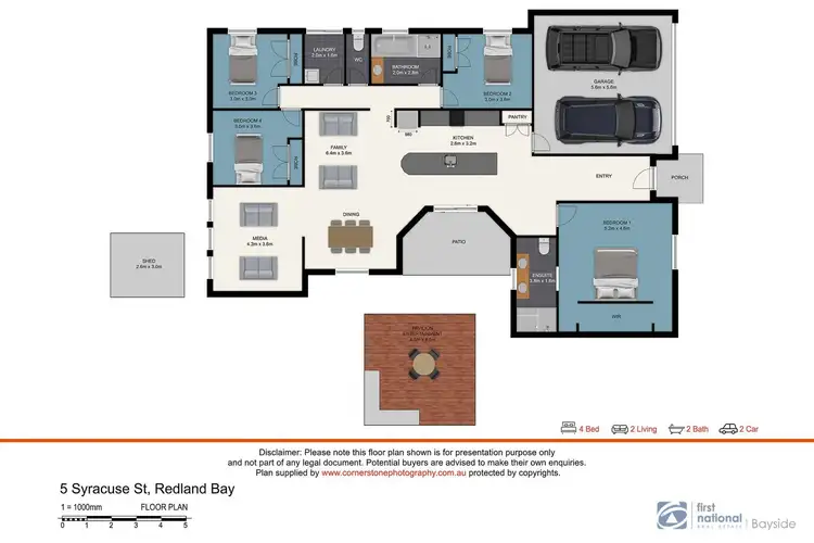 Floorplan of Homely house listing, 5 Syracuse Street, Redland Bay QLD 4165
