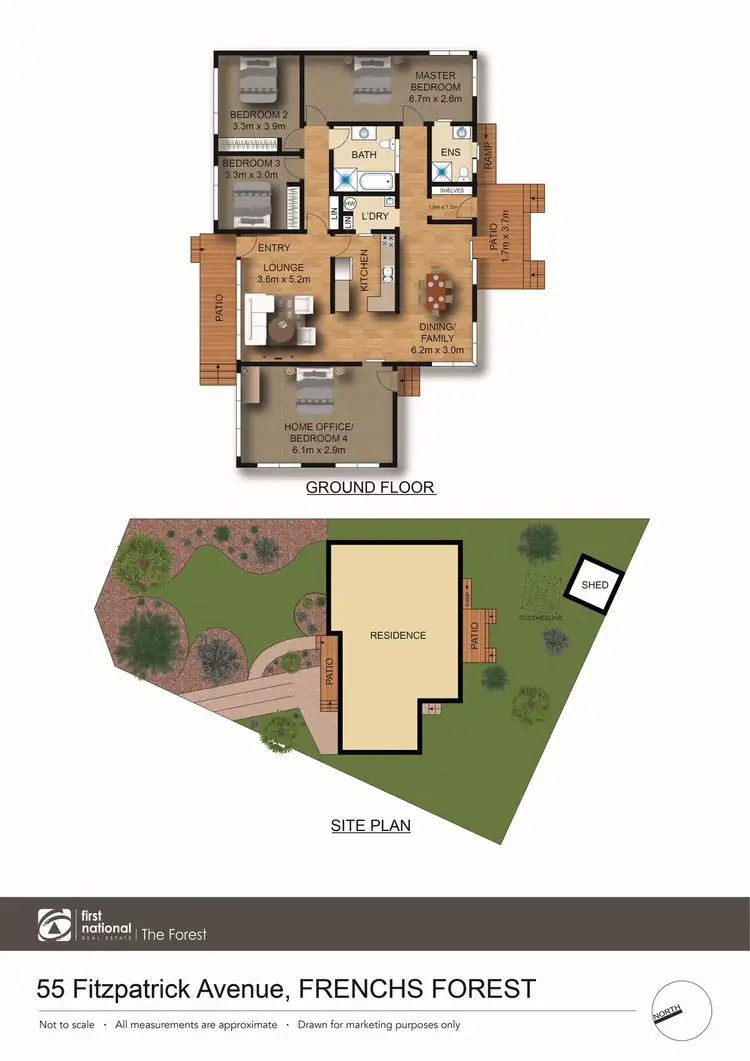 Floorplan of Homely house listing, 55 Fitzpatrick Avenue, Frenchs Forest NSW 2086