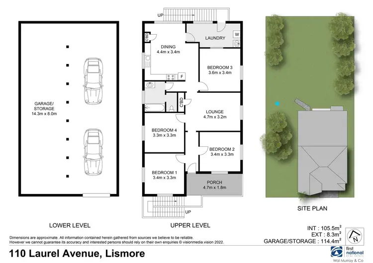 Floorplan of Homely house listing, 110 Laurel Avenue, Lismore NSW 2480