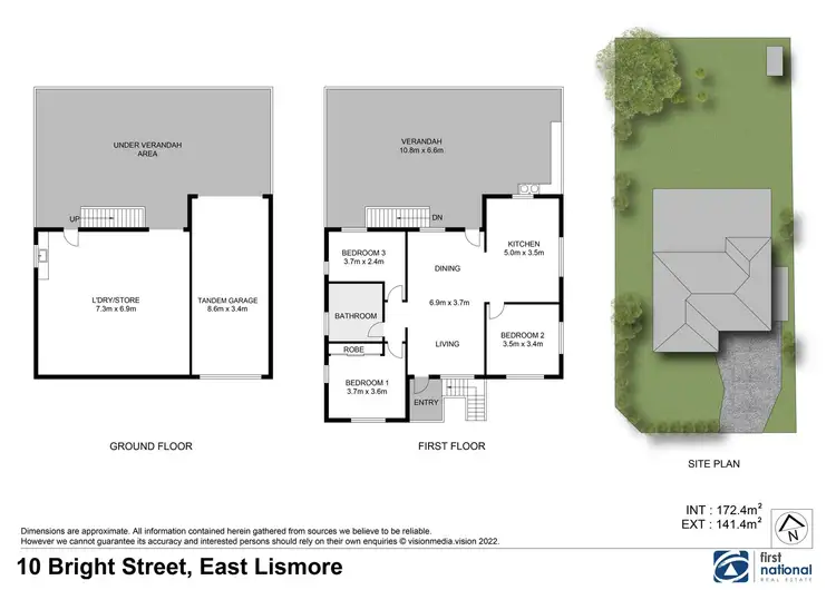 Floorplan of Homely house listing, 10 Bright Street, East Lismore NSW 2480