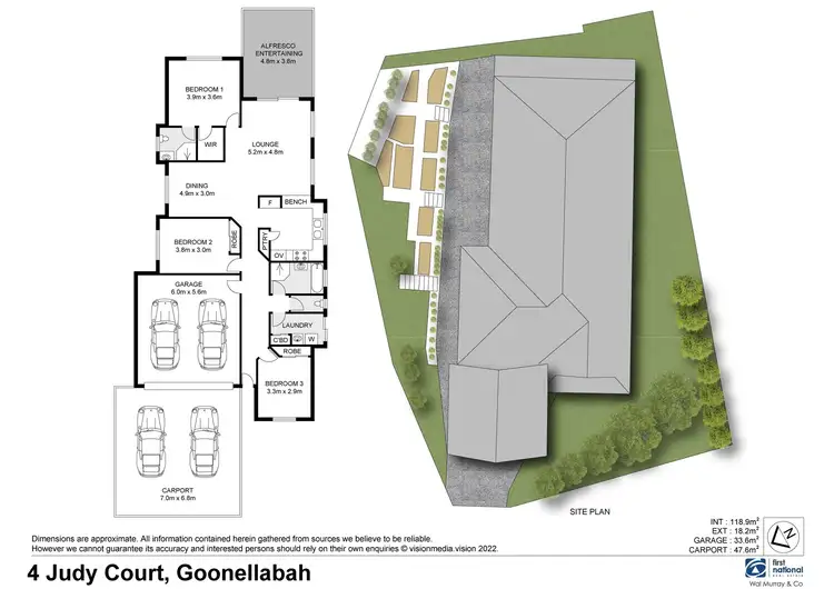 Floorplan of Homely house listing, 4 Judy Court, Goonellabah NSW 2480
