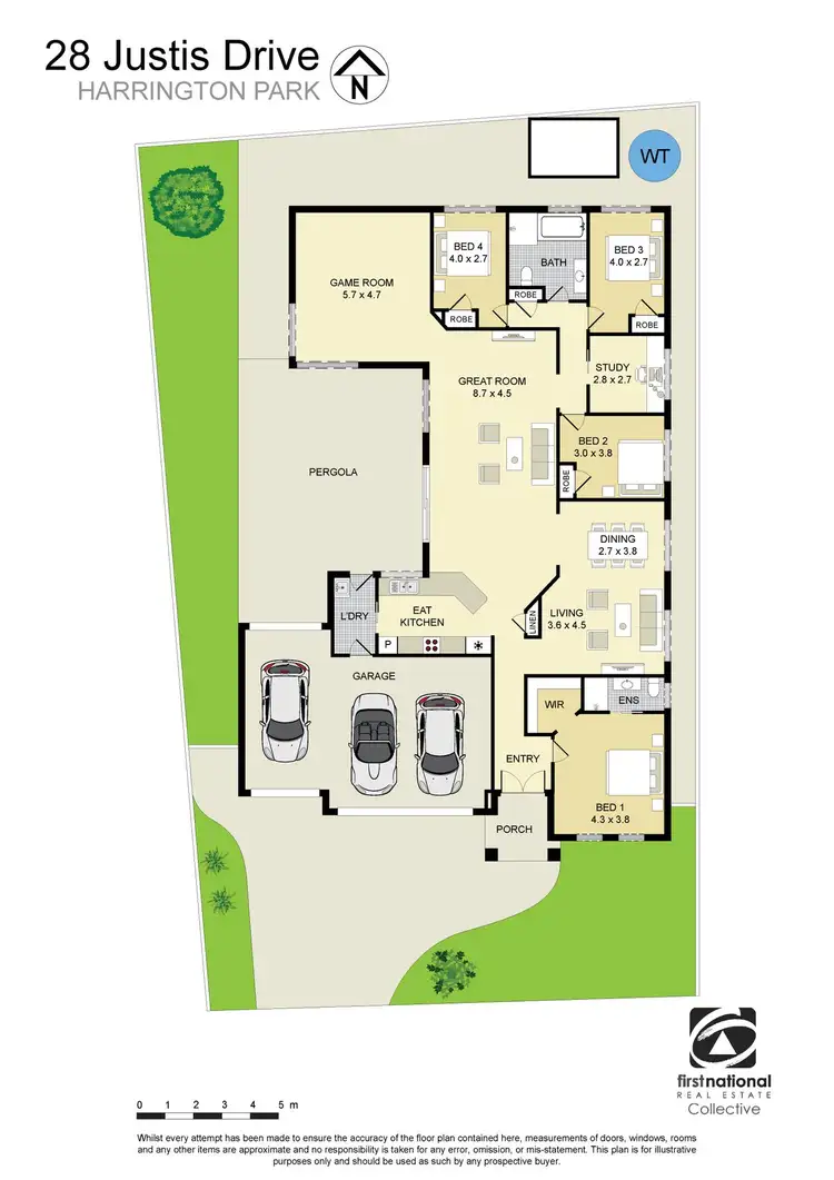 Floorplan of Homely house listing, 28 Justis Drive, Harrington Park NSW 2567