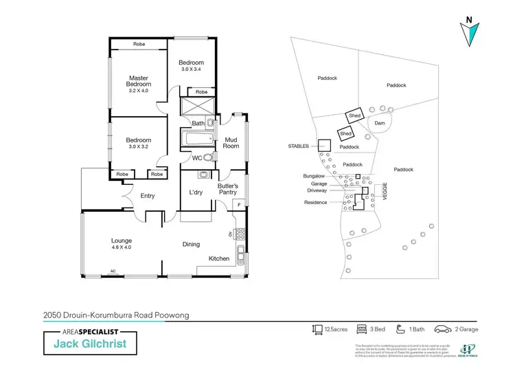 Floorplan of Homely house listing, 2050 Drouin-Korumburra Road, Poowong VIC 3988