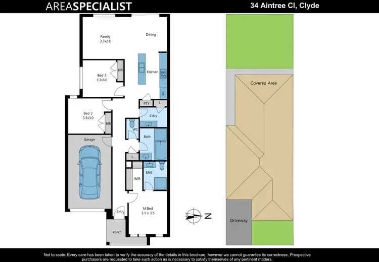 Floorplan of Homely house listing, 34 Aintree Close, Clyde VIC 3978