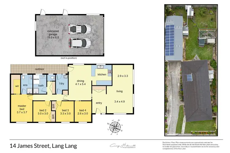 Floorplan of Homely house listing, 14 James Street, Lang Lang VIC 3984