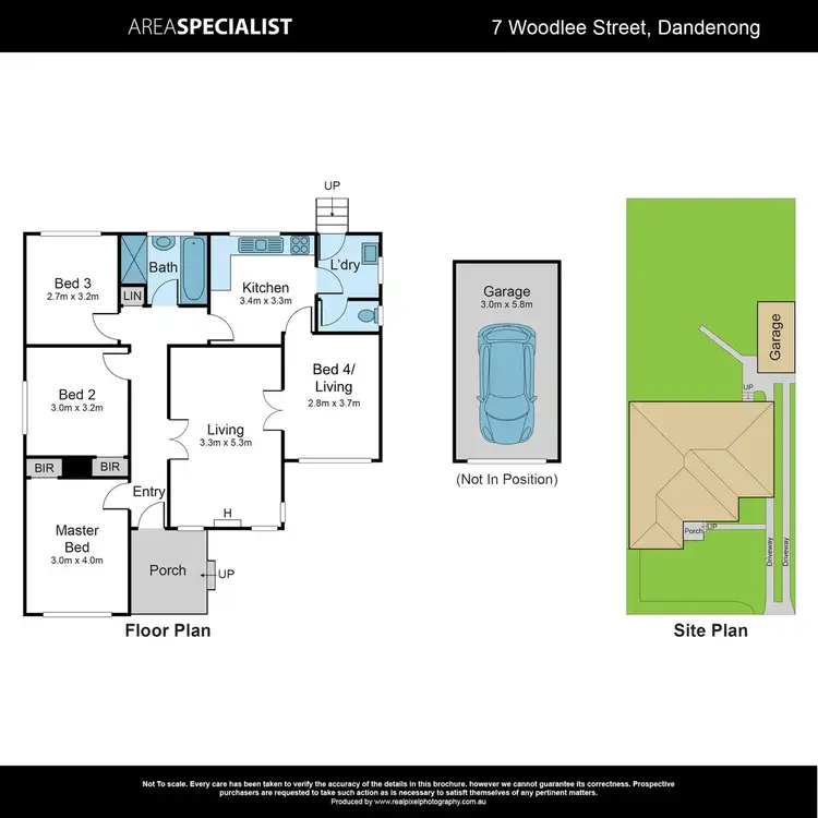 Floorplan of Homely house listing, 7 Woodlee Street, Dandenong VIC 3175