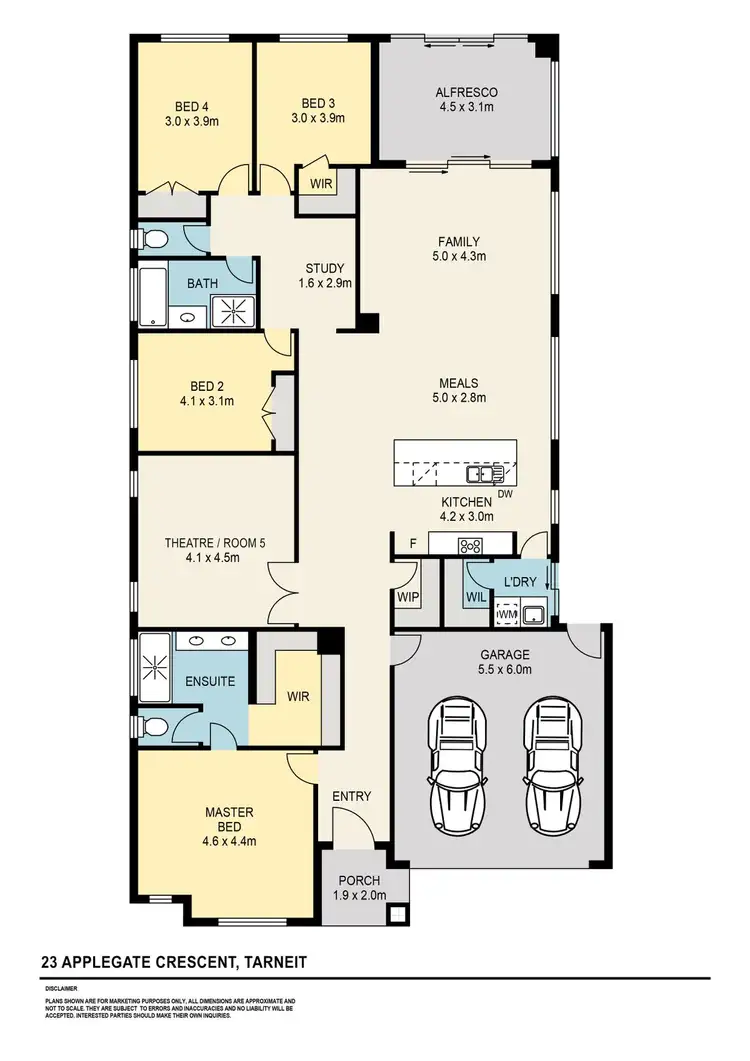 Floorplan of Homely house listing, 23 Applegate Crescent, Tarneit VIC 3029