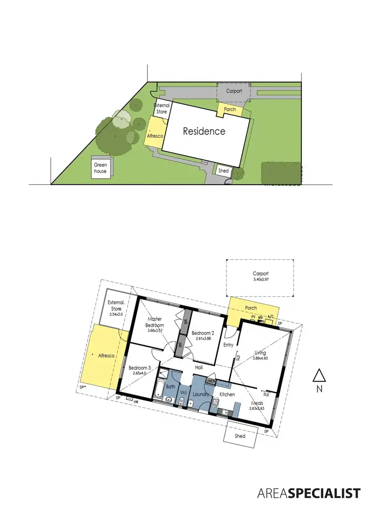 Floorplan of Homely house listing, 44 Woomera Avenue, Keysborough VIC 3173