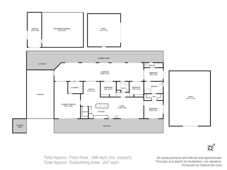 Floorplan of Homely house listing, 3058 Huon Highway, Franklin TAS 7113