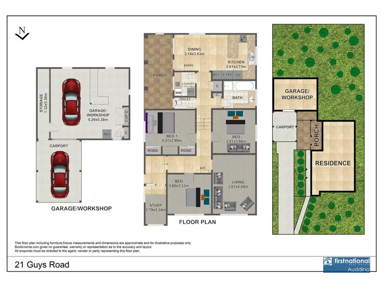 Floorplan of Homely house listing, 21 Guys Road, Korumburra VIC 3950