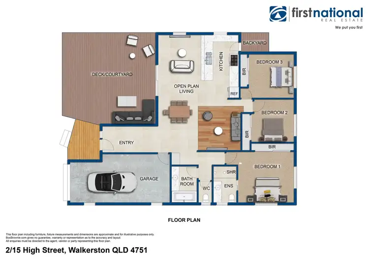 Floorplan of Homely apartment listing, 2/15 High Street, Walkerston QLD 4751
