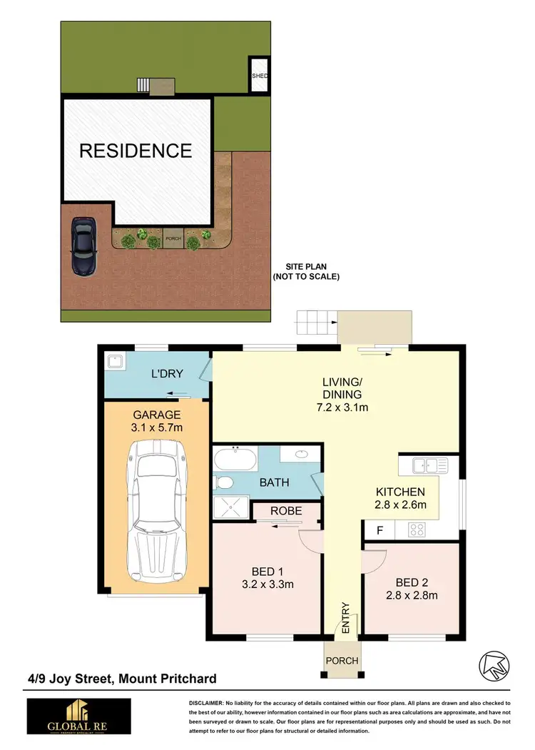 Floorplan of Homely villa listing, 4/9 Joy Street, Mount Pritchard NSW 2170