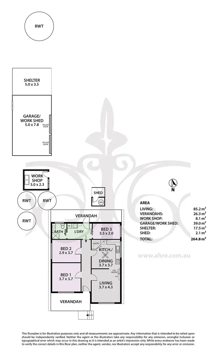 Floorplan of Homely house listing, 15 Sophia Street, Echunga SA 5153