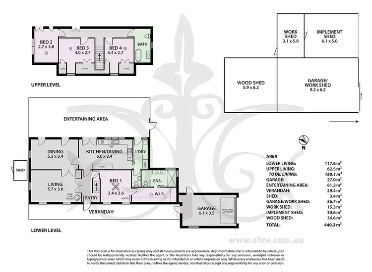 Floorplan of Homely rural property listing, 309 Archer Hill Road, Highland Valley SA 5255