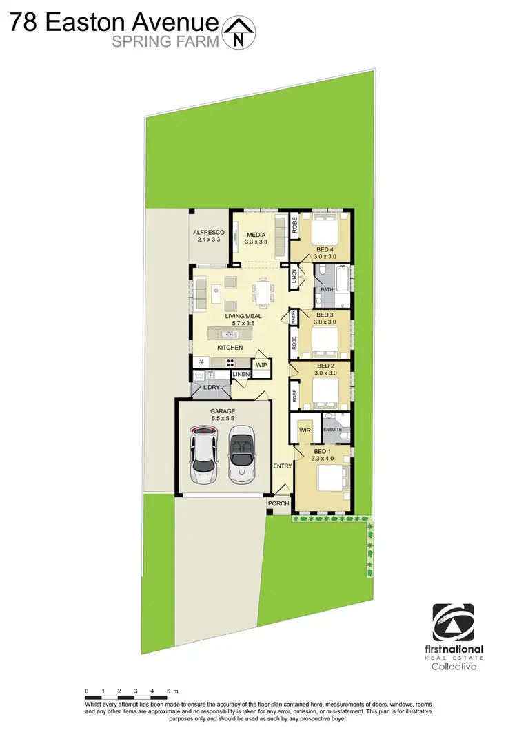Floorplan of Homely house listing, 78 Easton Ave, Spring Farm NSW 2570