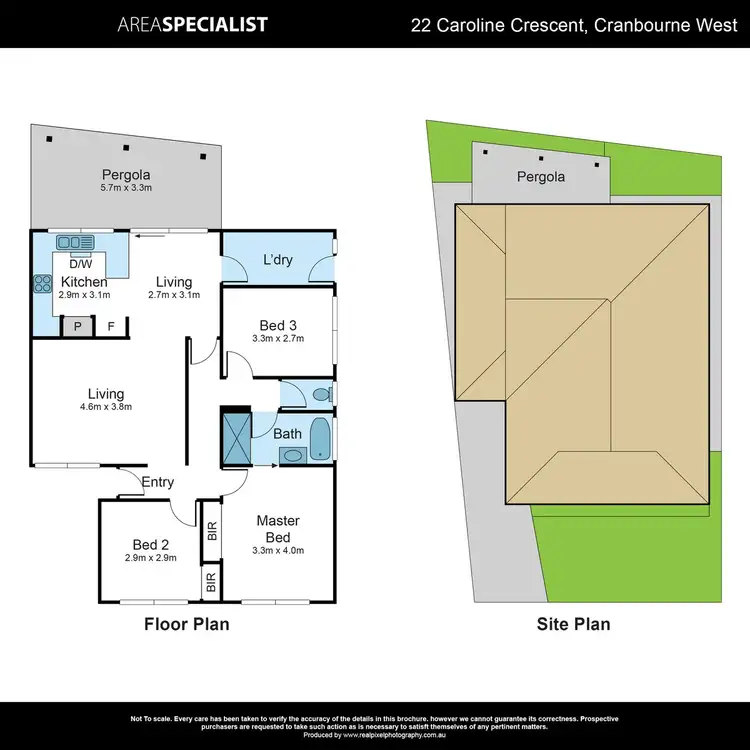 Floorplan of Homely house listing, 22 Caroline Crescent, Cranbourne West VIC 3977