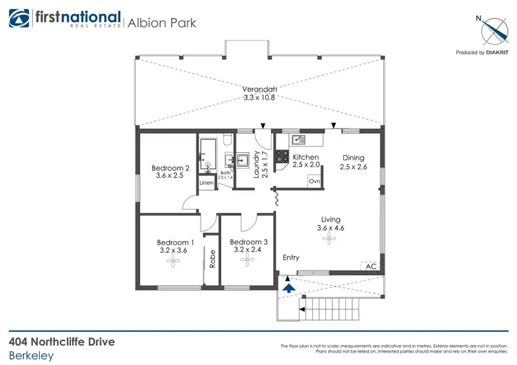 Floorplan of Homely house listing, 404 Northcliffe Drive, Berkeley NSW 2506