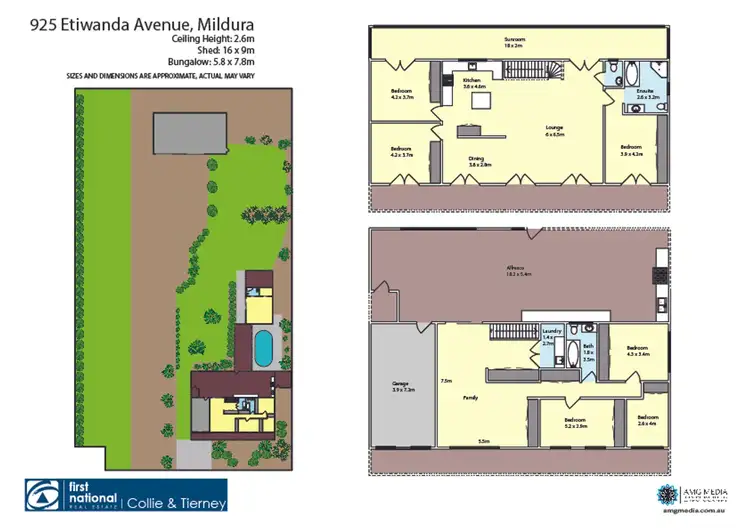 Floorplan of Homely house listing, 925 Etiwanda Avenue, Mildura VIC 3500