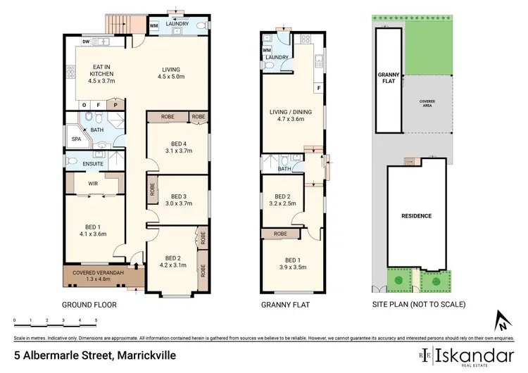 Floorplan of Homely house listing, 5 Albermarle Street, Marrickville NSW 2204
