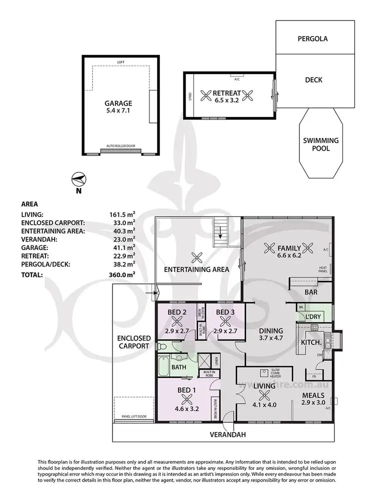 Floorplan of Homely house listing, 36 Ray Orr Drive, Mount Barker SA 5251