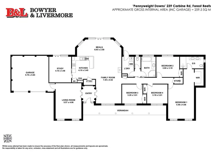 Floorplan of Homely rural property listing, 239 Carbine Road, Forest Reefs NSW 2798