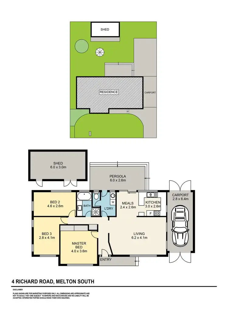 Floorplan of Homely house listing, 4 Richard Road, Melton South VIC 3338