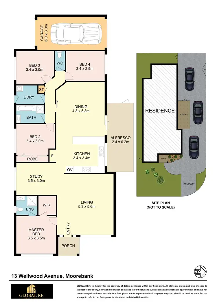 Floorplan of Homely house listing, 13 Wellwood Avenue, Moorebank NSW 2170
