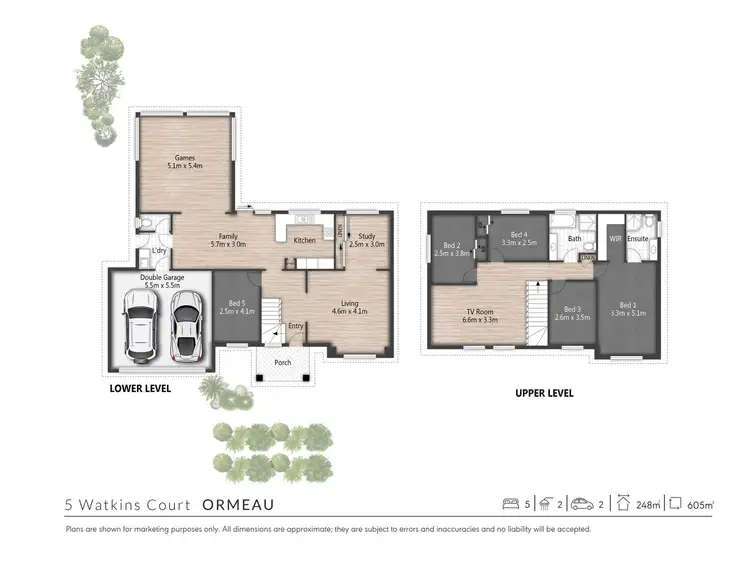 Floorplan of Homely house listing, 5 Watkins Court, Ormeau QLD 4208