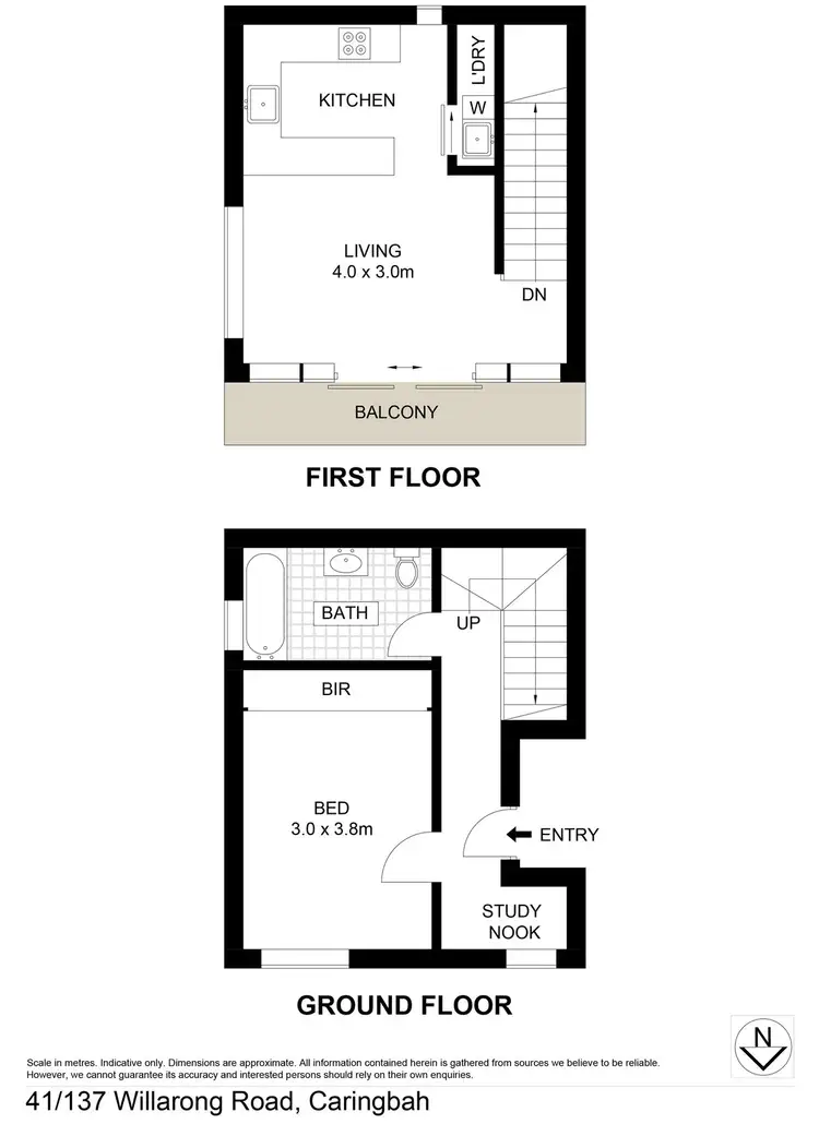 Floorplan of Homely apartment listing, 41/137-141 Willarong Road, Caringbah NSW 2229