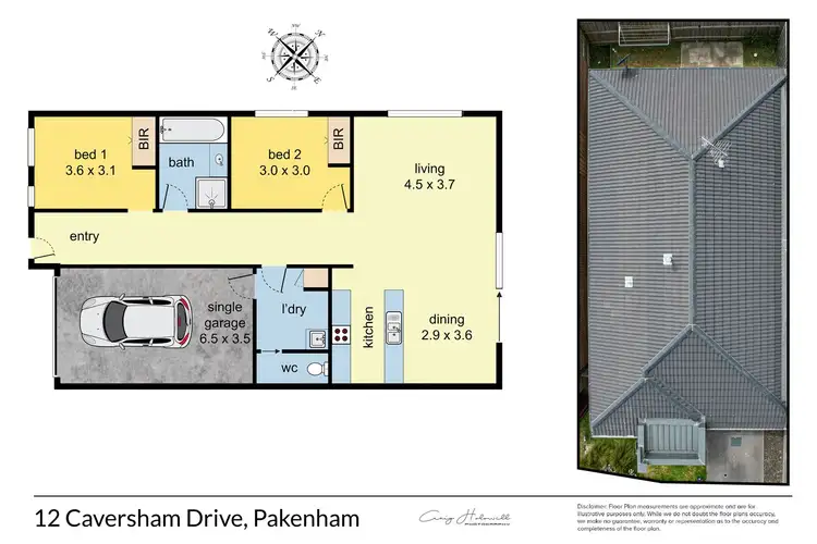 Floorplan of Homely house listing, 12 Caversham Drive, Pakenham VIC 3810