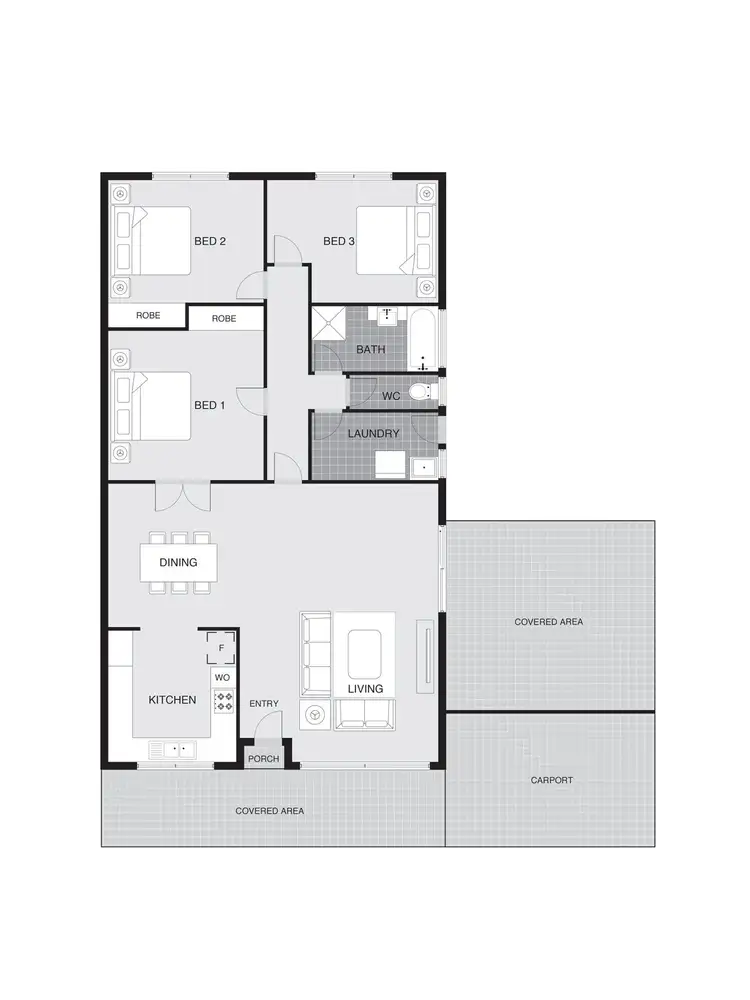 Floorplan of Homely house listing, 25 Rohan Street, Richardson ACT 2905