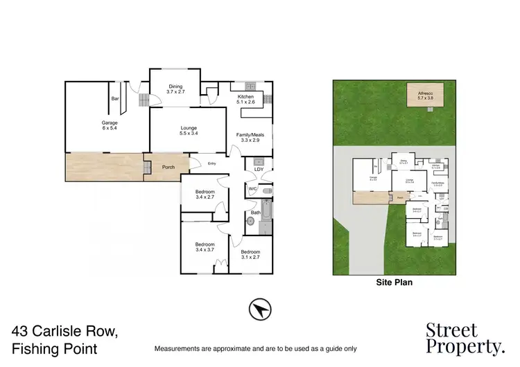 Floorplan of Homely house listing, 43 Carlisle Row, Fishing Point NSW 2283