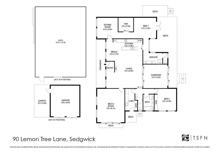 Floorplan of Homely house listing, 90 Lemon Tree Lane, Sedgwick VIC 3551