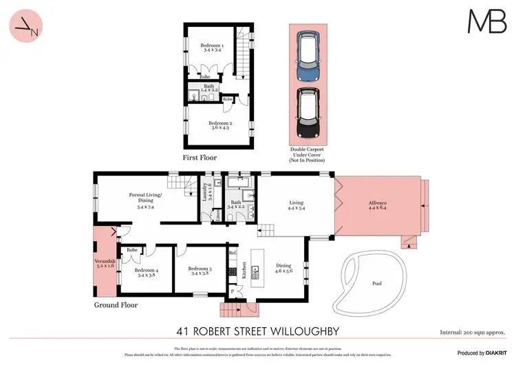 Floorplan of Homely house listing, 16/197 Robert Street, Willoughby East NSW 2068