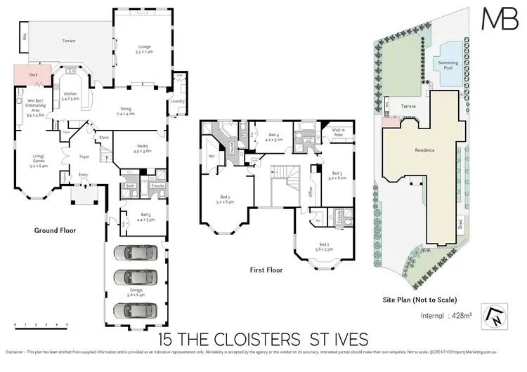 Floorplan of Homely house listing, 15 The Cloisters, St Ives NSW 2075
