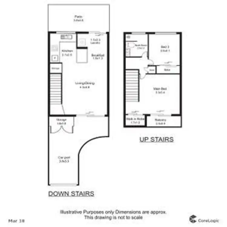 Floorplan of Homely townhouse listing, 9/5-7 Mintaro Crescent, Woree QLD 4868