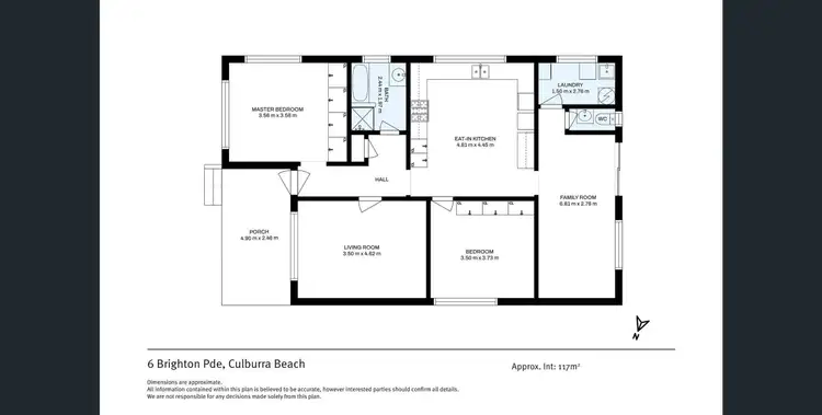 Floorplan of Homely house listing, 6 Brighton Parade, Culburra Beach NSW 2540