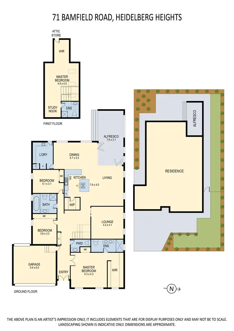 Floorplan of Homely house listing, 71 Bamfield Road, Heidelberg Heights VIC 3081