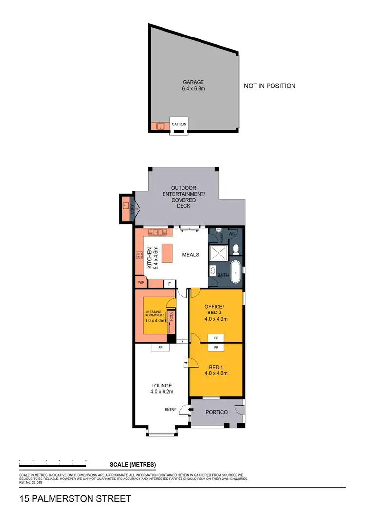Floorplan of Homely house listing, 15 Palmerston Street, Bendigo VIC 3550