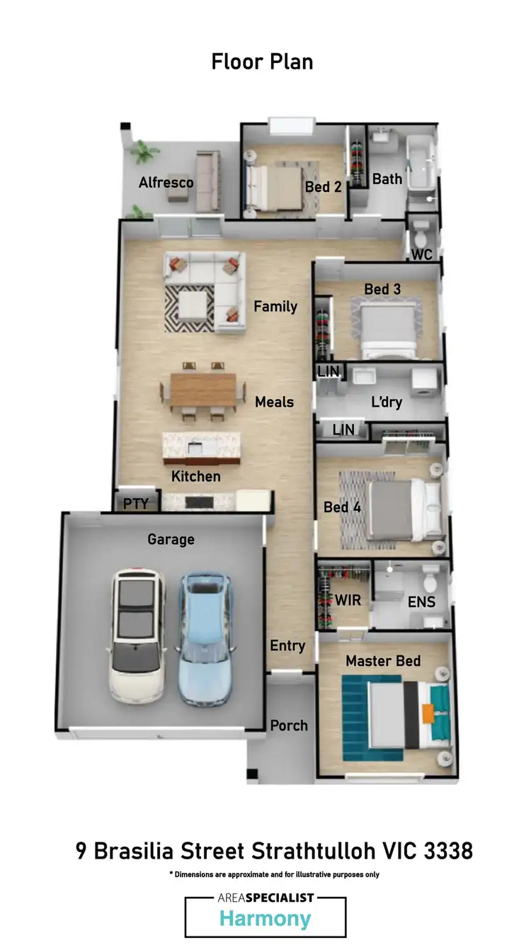 Floorplan of Homely house listing, 9 Brasilia Street, Strathtulloh VIC 3338
